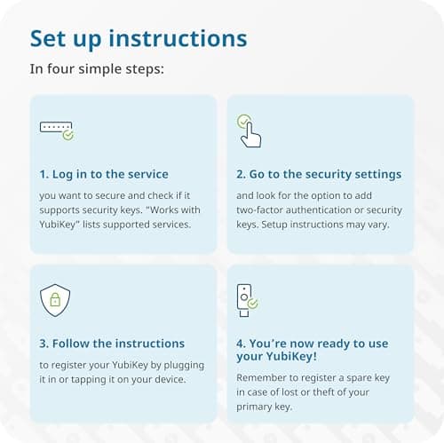 Yubico - YubiKey 5 NFC - Multi-Factor authentication (MFA) Security Key and Passkey, Connect via USB, FIDO Certified - Protect Your Online Accounts (USB A - NFC) — view 8
