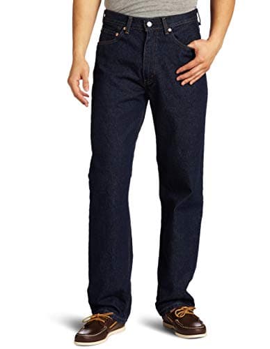 Levi's Men's 550 Relaxed Fit Jeans (Also Available in Big & Tall), Rinse Stretch, 33W x 32L