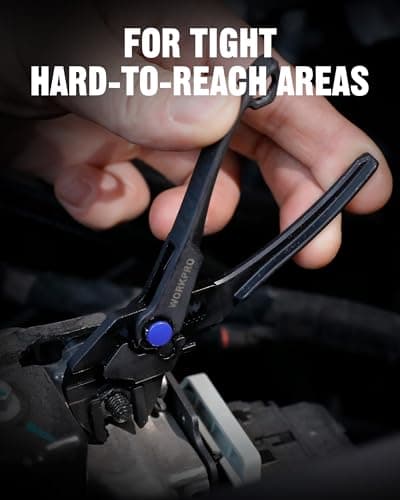 WORKPRO Mini Pliers Wrench, 4-Inch Wrench Pliers with Smooth Parallel Jaws — view 7