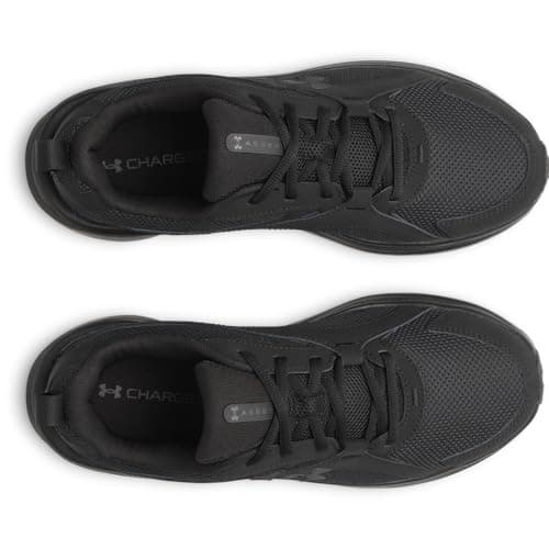 Under Armour Men's Charged+ Assert 11 Running Shoe, (002) Black/Black/Black, 8.5, US — view 3