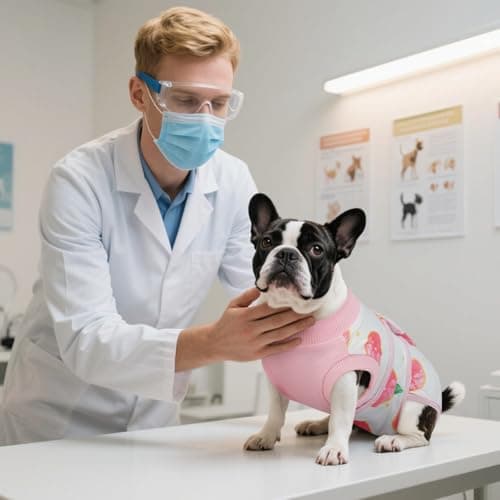 Kuoser Dog Recovery Suit Female, Dog Onesie for Surgery, Female Spay and Male Neuter Onesie for Post-Op Care, Prevent Licking Puppy Onesies — view 2