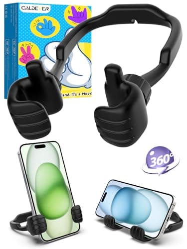 Gifts for Teens Boys Girls Adults Fathers Day: Thumbs Up Lazy Phone Stand Cell Phone Holder for Desk Kids Teenage Tween Men Women Stocking Stuffers Funny Cool Gadget Birthday Ideas Husband Dad Gifts