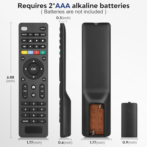 Universal-TV-Remote-Control for Samsung/Roku/LG/Hisense/Sony TV, Replacement Remote for More Brand Smart TVs — view 6