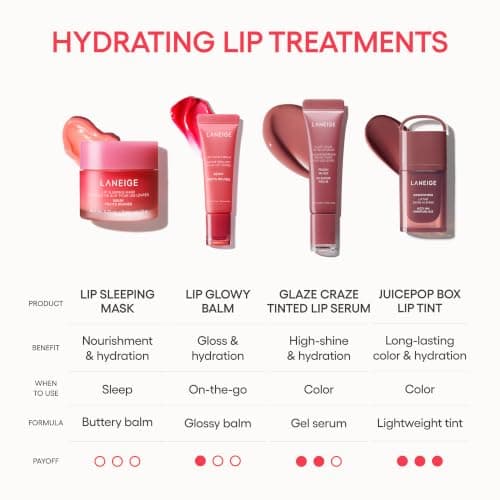 LANEIGE Lip Sleeping Mask: Hydrating & Nourishing Korean Overnight Lip Treatment Mask with Shea Butter, Vitamin C & Murumuru, Antioxidants For Flaky, Dry Lips | Korean Skin Care, Berry — view 4