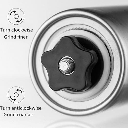 Jogcaw Manual Coffee Grinder, Multi Adjustable Settings, Portable Hand Coffee Grinder with Ceramic Burr & Detachable Hand Crank for Travel, Camping, Office, Espresso, Pour-Over and More — view 2