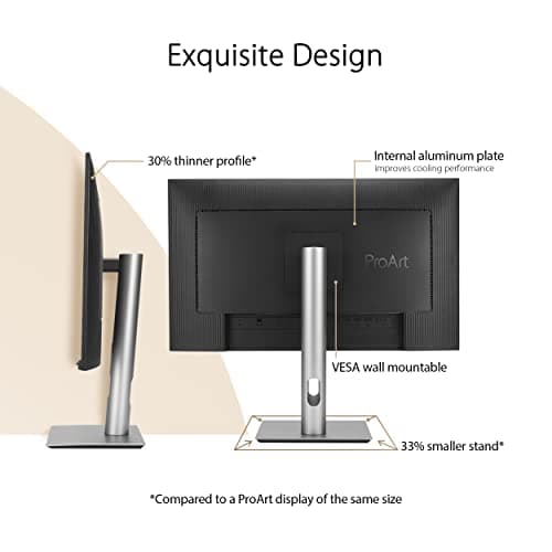 ASUS ProArt Display 27” 4K HDR Professional Monitor (PA279CRV) - IPS, UHD (3840 x 2160), 99% DCI-P3/Adobe RGB, ΔE < 2, Calman Verified, USB-C PD 96W, DisplayPort, Daisy-Chain, Ergonomic, 3yr Warranty — view 2