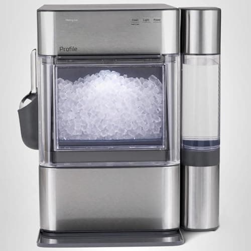 GE Profile Opal 2.0 Ultra Nugget Ice Maker with .75 Gallon Side Tank and Scale Inhibiting Filter, Scoop Included, 38 lbs in 24 Hours, Pellet Ice Machine with WiFi & Smart Connected, Stainless Steel — view 11