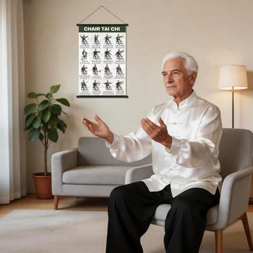 Tai Chi Chair Workout Chart for Seniors Over 60, Tai Chi with Hanging Kit — view 5
