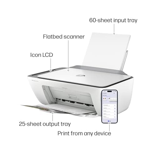 HP DeskJet 2855e Wireless All-in-One Printer, Scanner, Copier — view 5