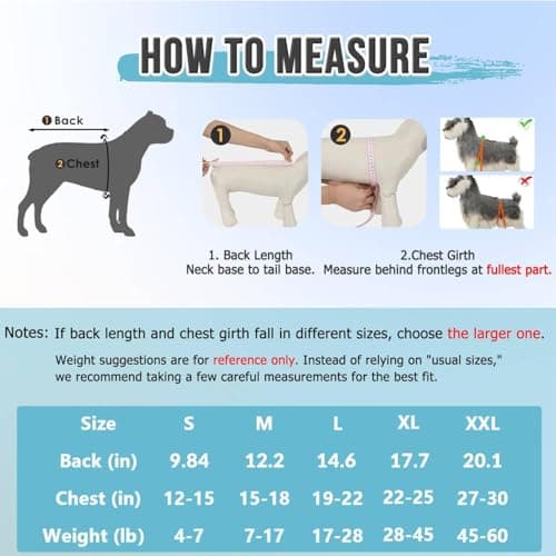 Lukovee Recovery Suit for Dogs, Onesie Surgery Recovery Suit for Female Male Dogs, Abdominal Wounds Cone E-Collar Alternative Prevent Licking Spay Recovery Suit (GY,XXL) — view 4