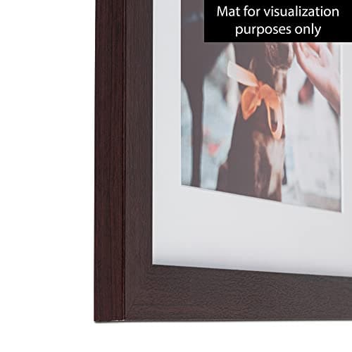 ArtToFrames 16x22 inch Classic Mahogany Frame Picture Frame, 2WOMFRBW26039-16x22 — view 4