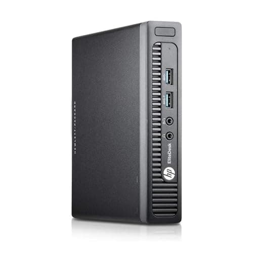 HP EliteDesk 705 G3 Mini PC Business Desktop Computer, AMD A12-9800E up to 3.8GHz, 8GB DDR4 RAM, 256GB SSD, Windows 11 Pro (Renewed) — view 3