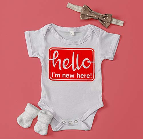 Cricut Baby Bodysuit Blank, 0-3 Months — view 3