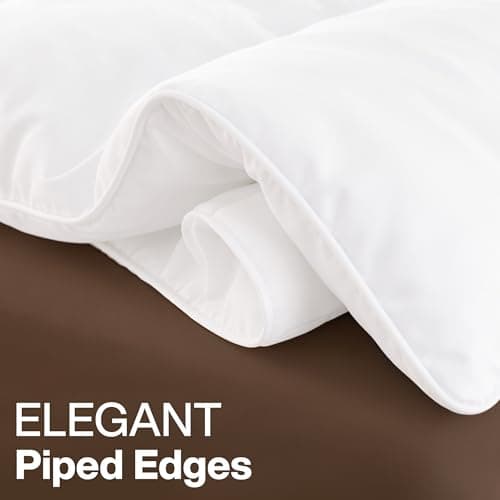 Utopia Bedding Twin XL Comforter Duvet Insert, Quilted White Comforter with Corner Tabs, Box Stitched Down Alternative Comforters Twin XL Size 68 x 92 inches — view 6