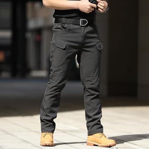 Work Pants Men,Cargo Pants for Men Work Tactical Pantalon Homme Hiking De Travail Hunting Essentials Military Construction Clothes,L — view 2