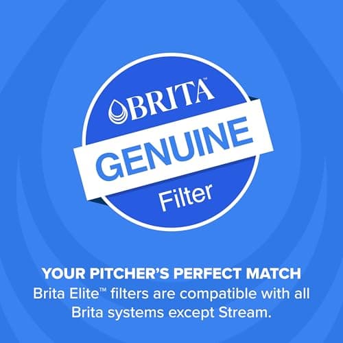 Brita Standard Water Filter for Pitchers and Dispensers, BPA-Free, Reduces Copper, Cadmium and Mercury Impurities, Lasts Two Months or 40 Gallons, Includes 3 Filters for Pitchers — view 6