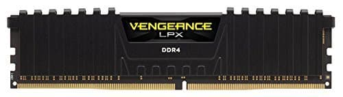 CORSAIR VENGEANCE LPX DDR4 RAM 32GB (2x16GB) 2666MHz CL16-18-18-35 1.2V Intel AMD Desktop Computer Memory - Black (CMK32GX4M2A2666C16)