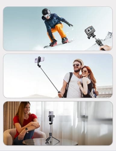 ANXRE Extendable Selfie Stick with Wireless Remote — view 5