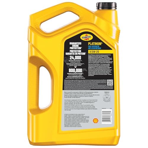 Pennzoil Platinum Full Synthetic 5W-20 Motor Oil, 5 Litre