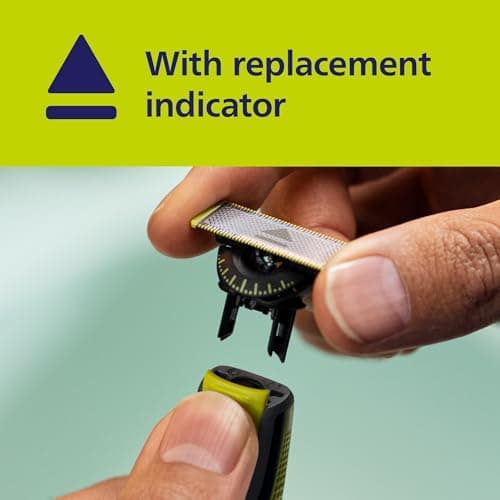 Philips OneBlade 360 Replacement Blade, for OneBlade Electric Shaver and Trimmer, Durable Stainless Steel, Trim, Edge and Shave, Model QP410/50 — view 6