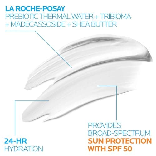 La Roche-Posay Cicaplast Balm B5 UV SPF 50, Vitamin B5 + Shea Butter + Tribioma + Madecassoside + Zinc Oxide Sunscreen, Post Treatment Skin Protectant With SPF, Multi-Purpose Cream For Dry Skin — view 4