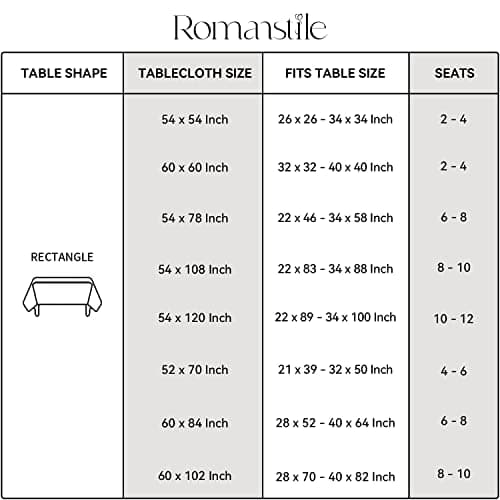 Romanstile Rectangle Vinyl Tablecloth, 100% Waterproof Buffalo Gingham Plastic Table Cloth, Heavy Duty Wipeable Checkered Table Covers for Outdoor, Camping, Picnic, Patio - 54 x 78, Light Blue — view 6