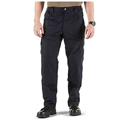 5.11 Tactical Men's Taclite Pro Lightweight Performance Pants, Cargo Pockets, Action Waistband, Dark Navy, 36W x 36L, Style 74273