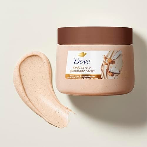 Dove Brown Sugar and Coconut Butter Body Scrub Exfoliates and Deeply Nourishes for Smooth, Radiant Skin 15 oz — view 5