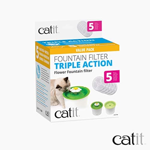 Catit Senses 2.0 Cat Water Fountain Filters, Cat Water Fountain, 5 Pack — view 5