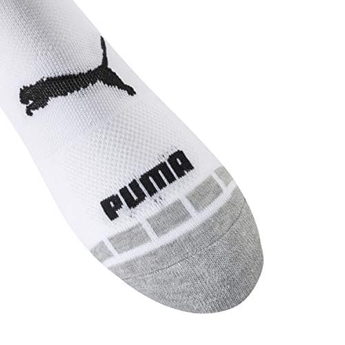 PUMA Men's 8 Pack Low Cut Socks, White/Grey, 10-13 — view 3