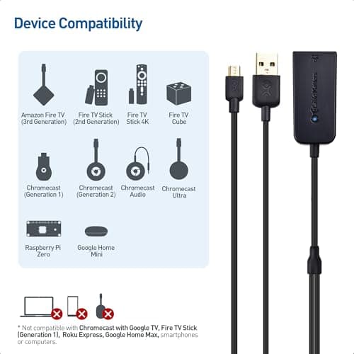 Cable Matters Micro USB to Ethernet Adapter, Fire Stick Adapter — view 2