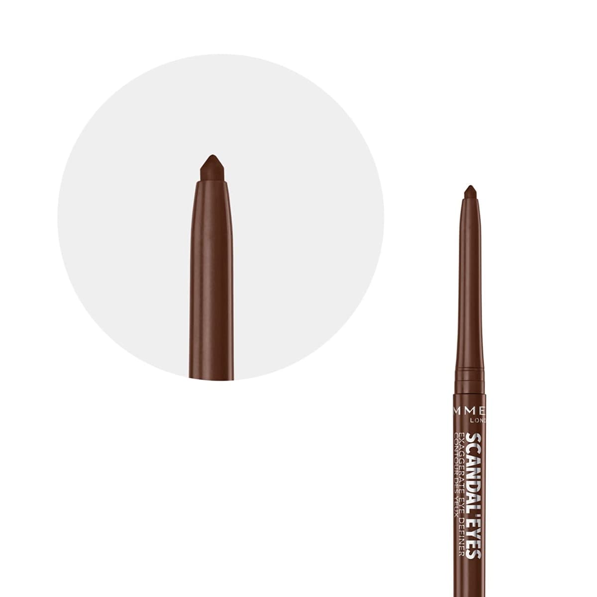 Rimmel Scandaleyes Exaggerate Eye Definer, 002 Chocolate Brown, 0.35g — view 3