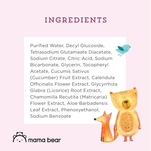 Amazon Brand - Mama Bear 99% Water Baby Wipes, Hypoallergenic,formulated without Fragrance, 72 Count — view 5