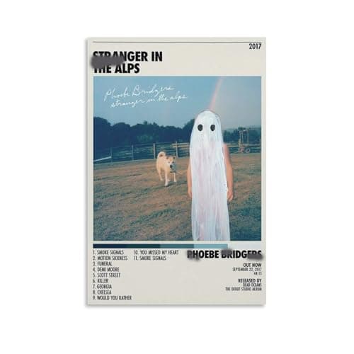 Stranger in The Alps Album Poster Phoebe Bridgers Cover Artistic Poster 08x12inch(20x30cm)