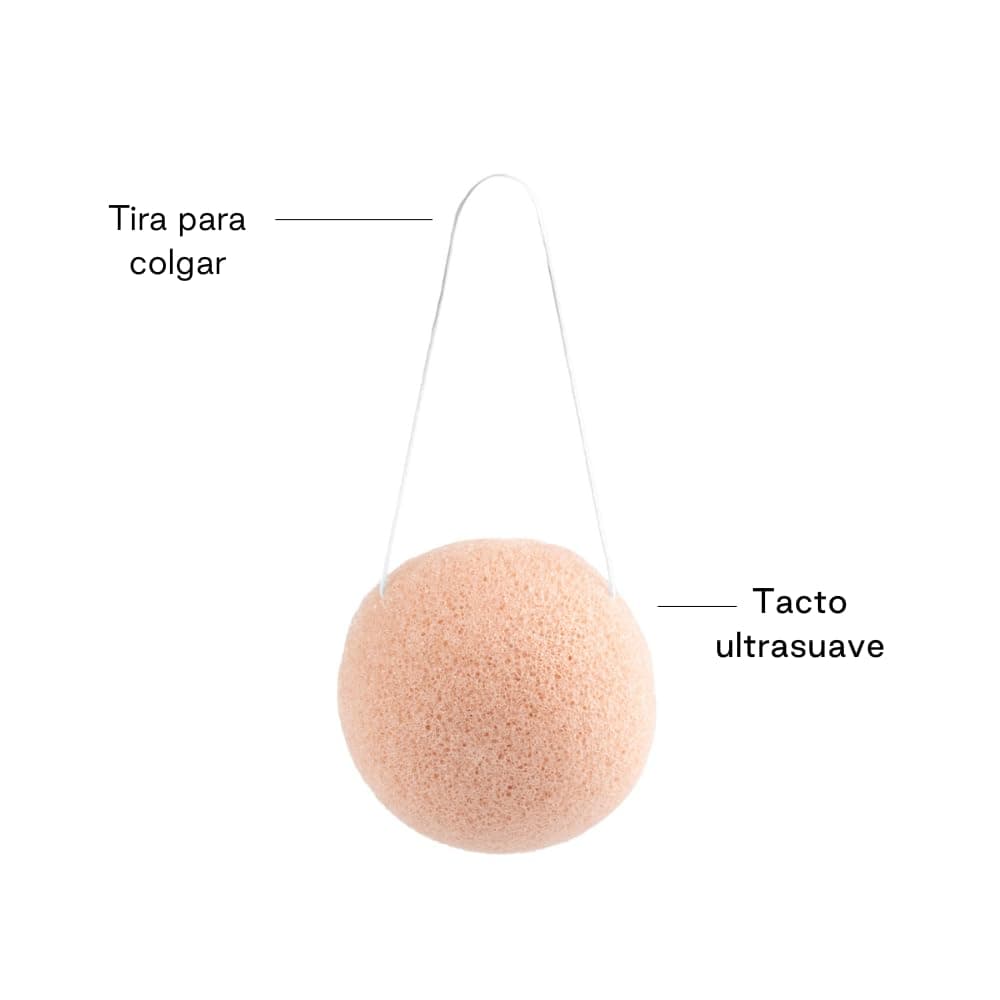 Jané Esponjas de Baño para Bebé de Konjac Natural, Pack de 3, Ultra Suaves, 100% Vegetales y Biodegradables, Piel Sensible y Recién Nacidos — view 3