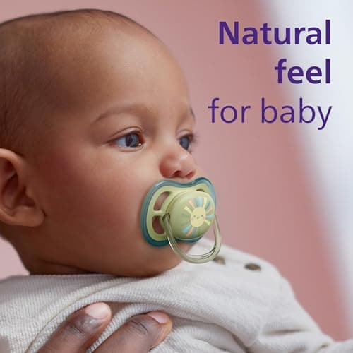 Philips Avent Ultra Air Pacifier - 4 x Light, Breathable Baby Pacifiers for Babies Aged 0-6 Months, BPA Free with Sterilizer Carry Case (Model SCF085/49) — view 5