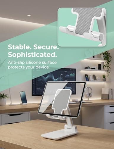 OGMAPLE Phone Stand for Desk Cell Phone Holder Stands for iPhones — view 2