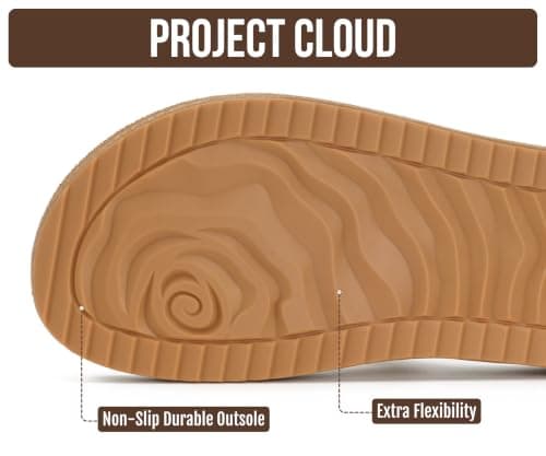 Project Cloud Comfortable Womens Sandals Platform Sandals for Women — view 3