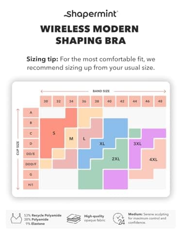 SHAPERMINT Seamless Wireless Bras for Women Full Support - Comfortable Bralette with Lift - No Underwire Soutien Gorge Femme - Plus Size Push Up Bra — view 2