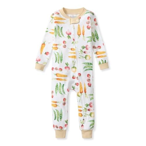 Burt's Bees Baby Unisex Footless Sleeper Pajama, 1-Pc Zip-Up Footie Pajama