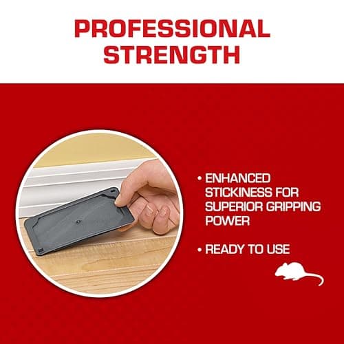 Tomcat Glue Traps Mouse Size with Eugenol for Enhanced Stickiness - Sticky Pads For Mice, Cockroaches, and Spiders, 6 Traps — view 3