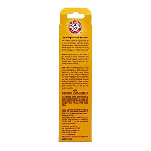 Arm & Hammer Dog Dental Care Fresh Breath Enzymatic Toothpaste for Dogs | No More Doggie Breath | Safe for Puppies, Advanced Care, Chicken Flavor — view 5