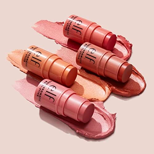 e.l.f. Monochromatic Multi Stick, Travel-Sized Luxuriously Creamy & Blendable Color, For Eyes, Lips & Cheeks, Vegan & Cruelty-Free, Dazzling Peony, 0.17 Oz — view 4
