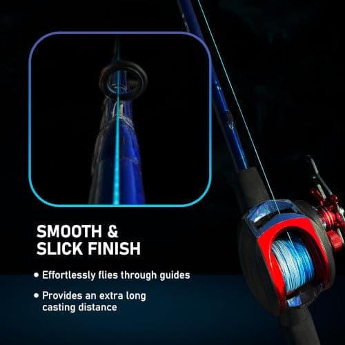 Reaction Tackle Braided Fishing Line Pink 10LB 150yd — view 5