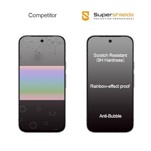 Supershieldz (3 Pack) Designed for Google Pixel 10a Tempered Glass Screen Protector, Anti Scratch, Bubble Free