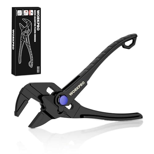 WORKPRO Mini Pliers Wrench, 4-Inch Wrench Pliers with Smooth Parallel Jaws