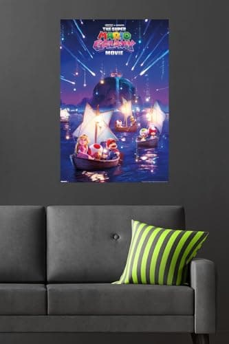 Nintendo The Super Mario Galaxy Movie (2026) - Boat One Sheet Wall Poster, 34L" x 22.4W", Premium Unframed Version — view 3