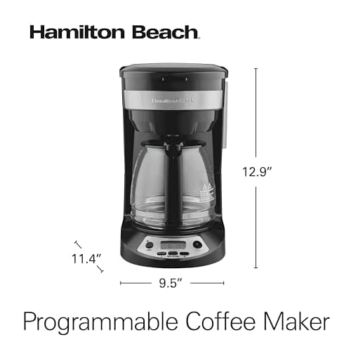 Hamilton Beach 12 Cup Programmable Drip Coffee Maker — view 8