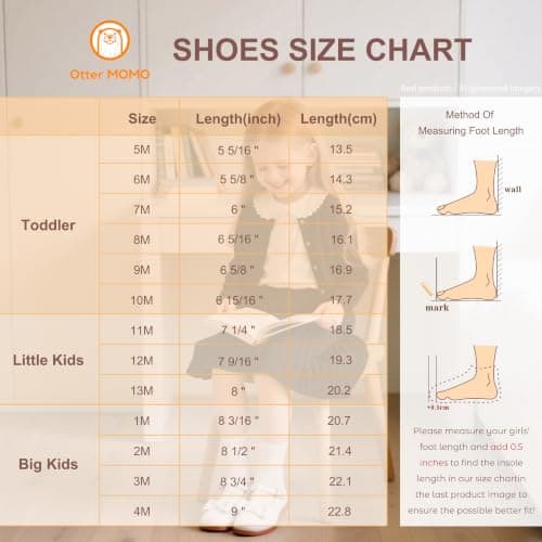 Otter MOMO Toddler/Little Girls Mary Jane Ballerina Flats Size 8 Shoes Slip-on School Party Dress Shoes — view 6