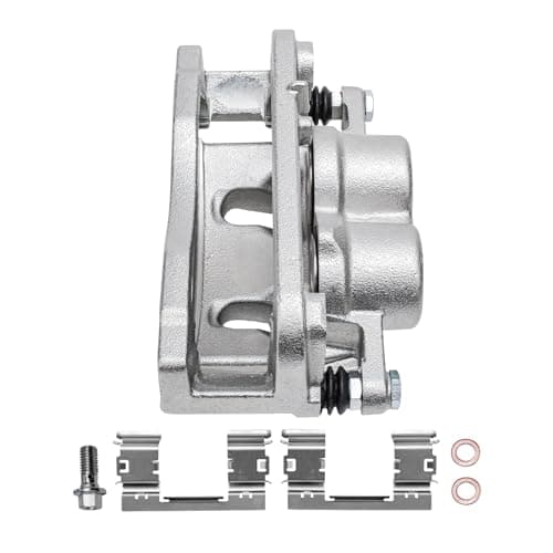Detroit Axle - 2pc Front Brake Calipers for 2008-2018 Chevy Silverado 1500 GMC Sierra 1500, 2008-2020 Tahoe Yukon, Suburban 1500 Avalanche, Cadillac Escalade ESV EXT, Disc Brake Calipers with Bracket — view 7